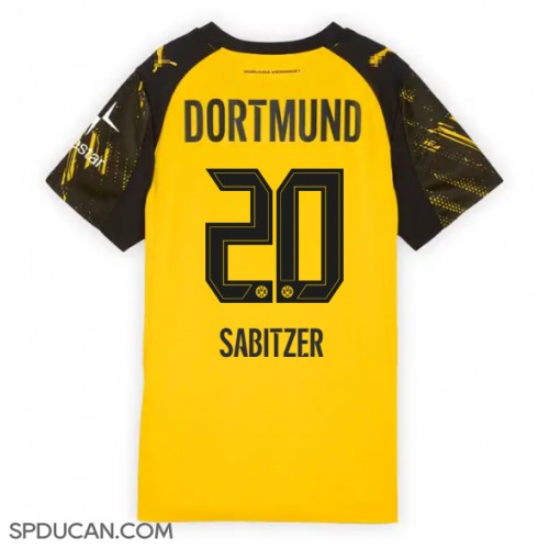 Zenski Nogometni Dres Borussia Dortmund Marcel Sabitzer #20 Domaci 2025-26 Kratak Rukav
